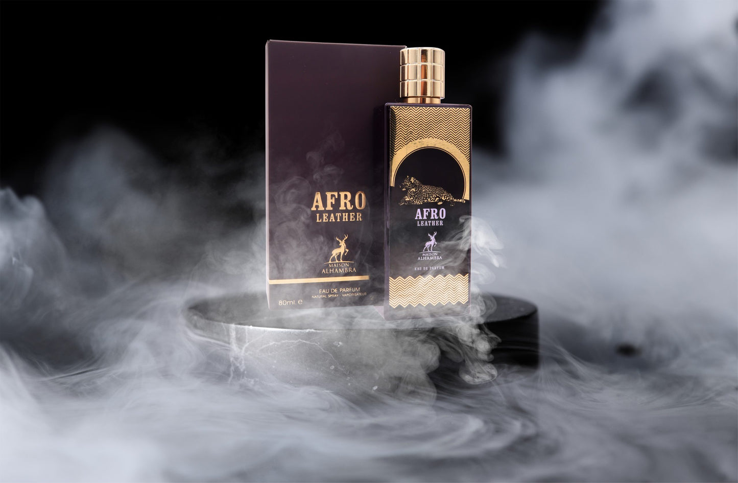 Apa de parfum Afro Leather - Maison Alhambra 80 ml, unisex