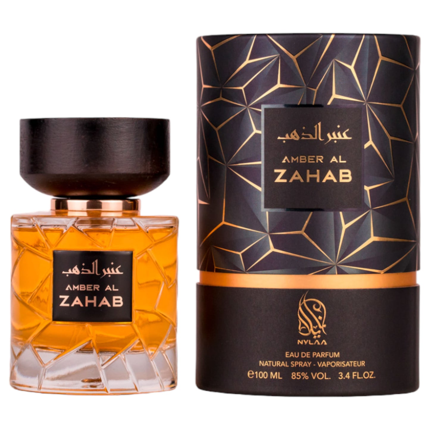 Apa de parfum Amber Al Zahab by Nylaa, unisex - 100 ml