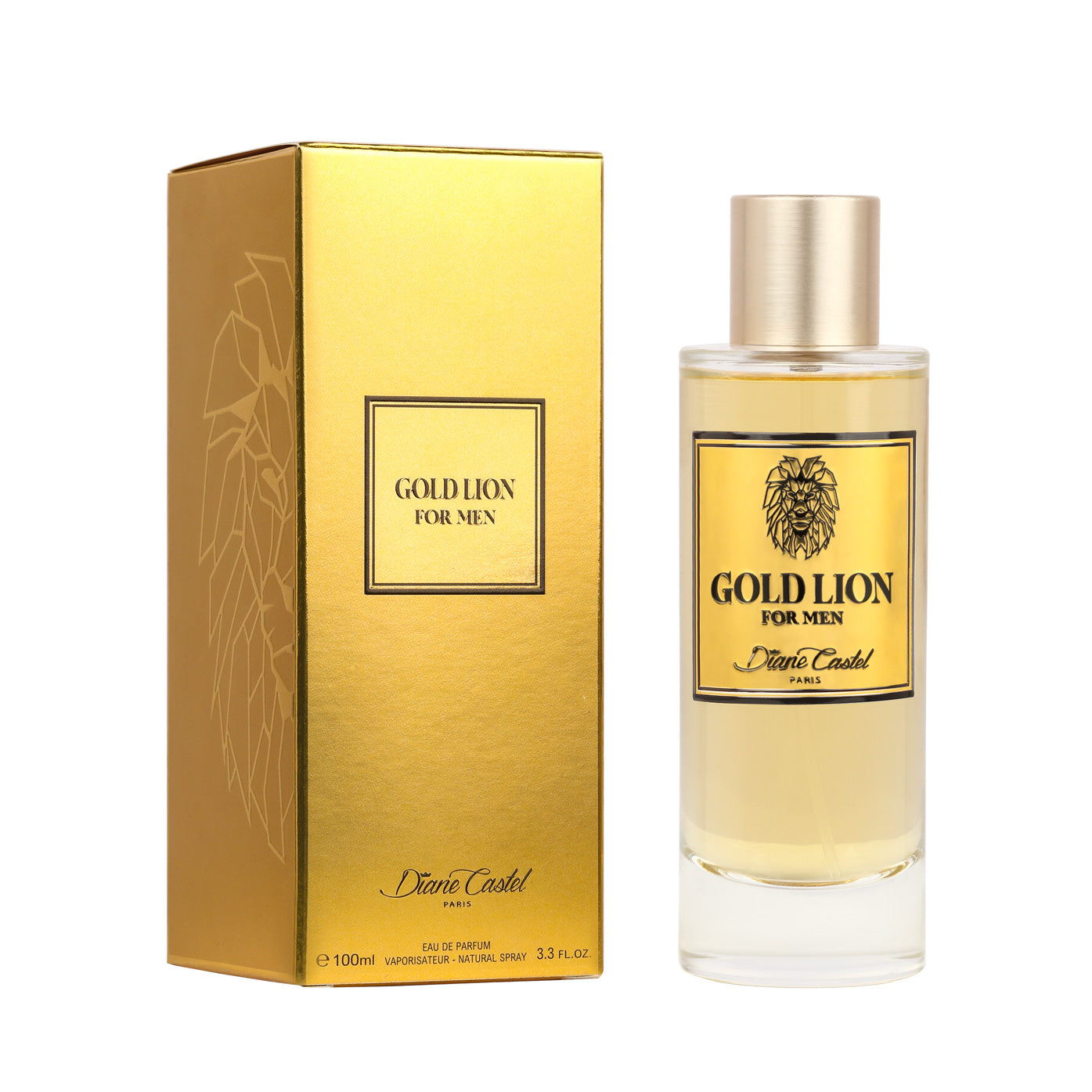 Apa de Parfum Gold Lion 100 ml, barbati