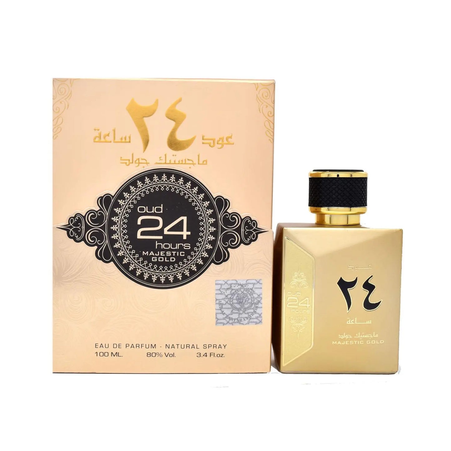 Parfum arabesc Oud 24 Hours Majestic Gold, Ard Al Zaafaran, apa de parfum 100 ml, unisex