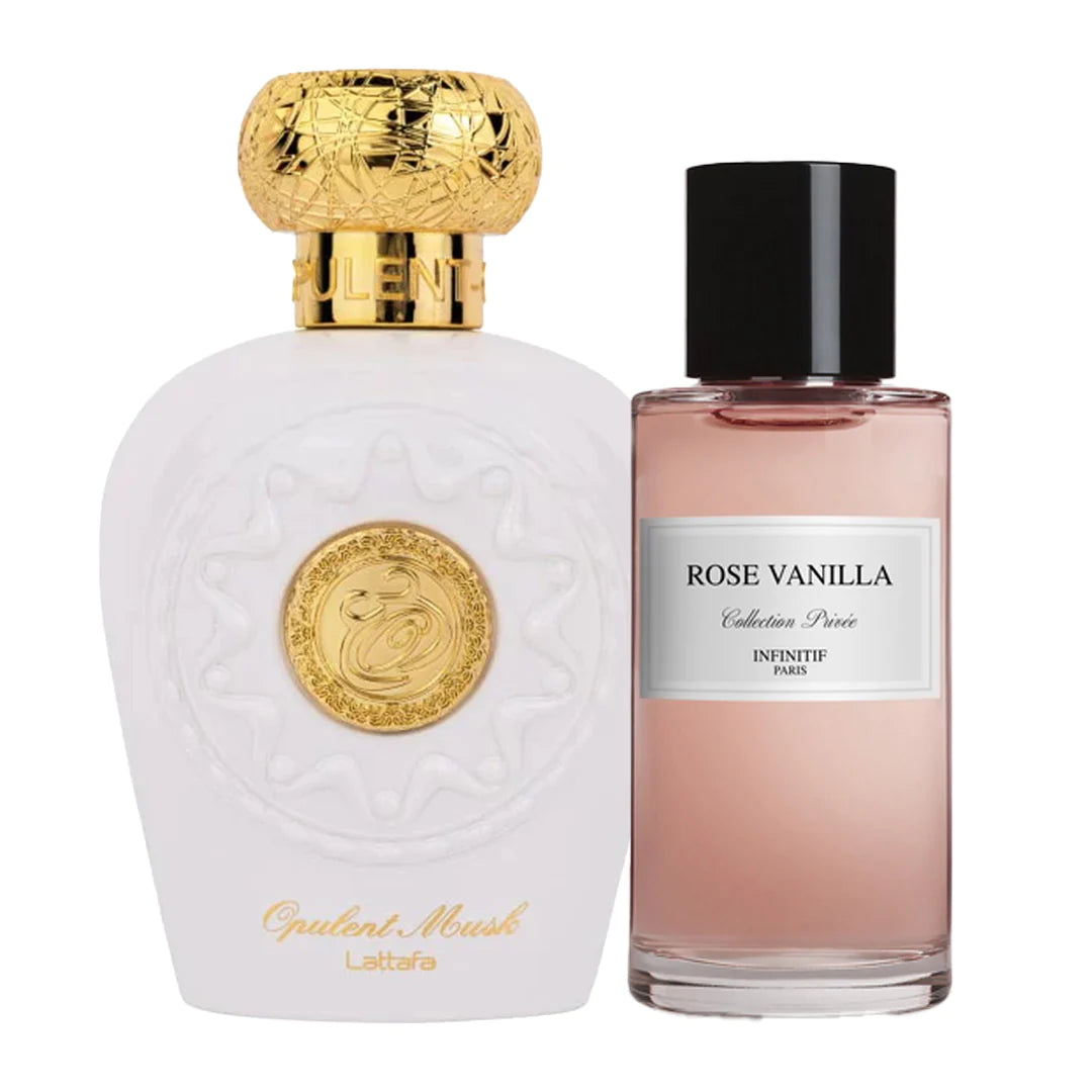 Pachet 2 parfumuri Opulent Musk 100 ml si Rose Vanilla 50 ml