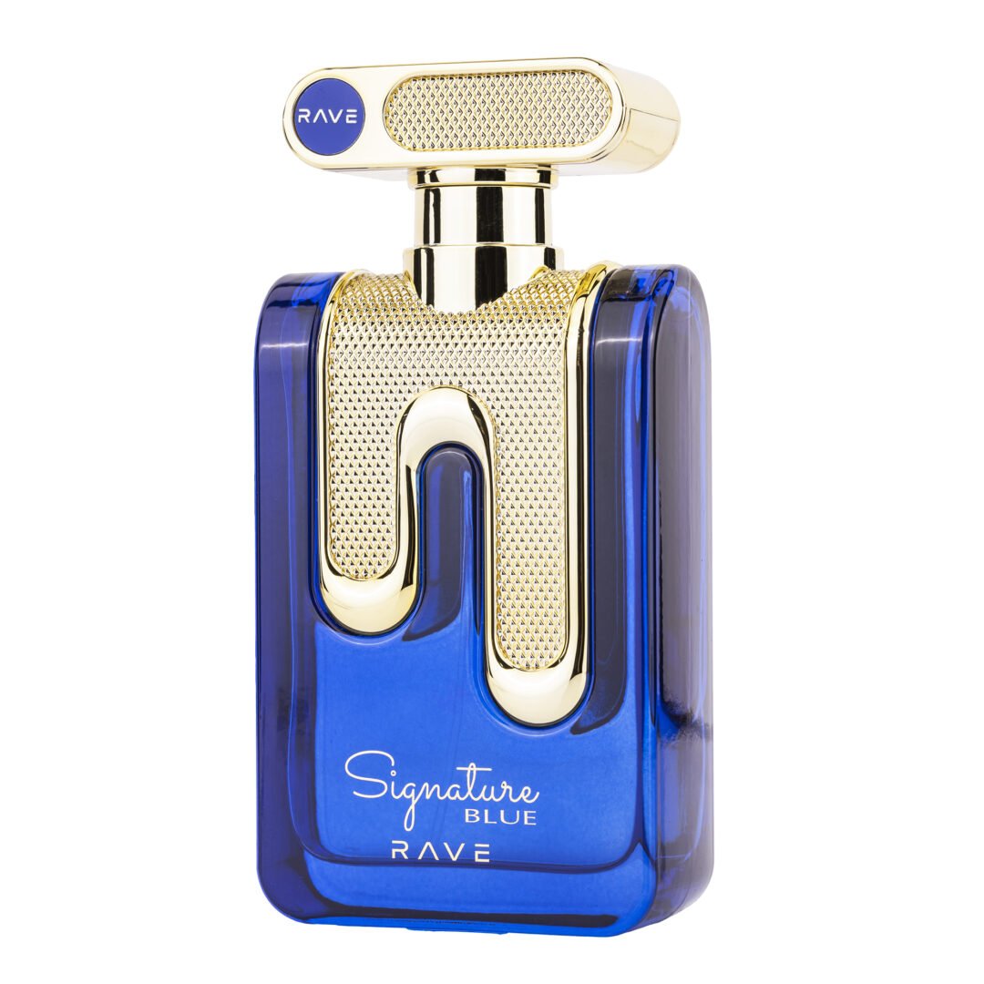 Parfum arabesc Signature Blue, RAVE, apa de parfum 100 ml, barbati