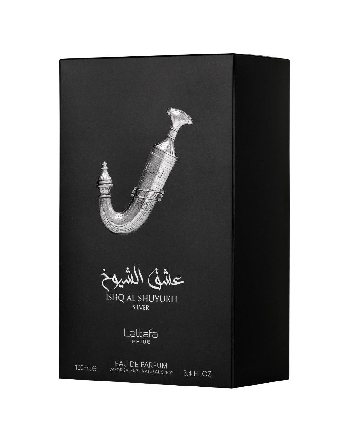 Parfum arăbesc Ishq Al Shuyukh Silver - Lattafa Pride, apa de parfum 100 ml, unisex